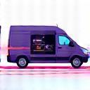 Icon showing delivery of silent disco equipment